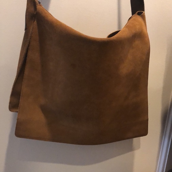 Banana Republic Suede + Leather Laptop/Briefcase/messenger Bag. For Men or Women - Picture 2 of 8